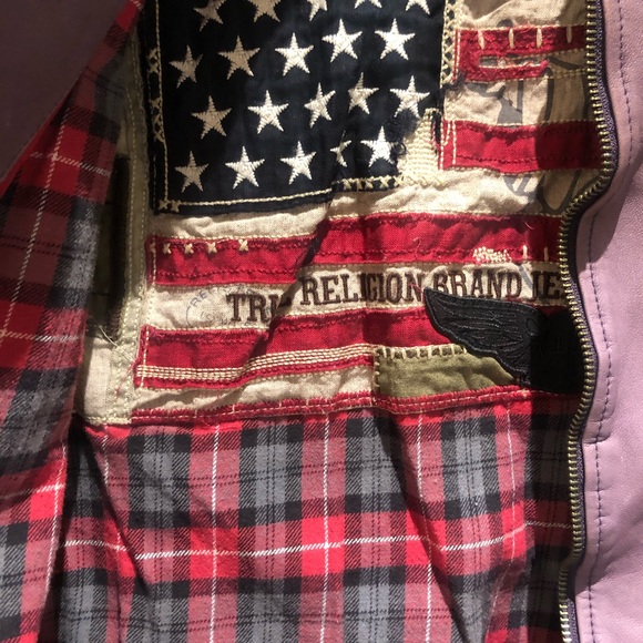 True Religion leather jacket - Picture 2 of 4